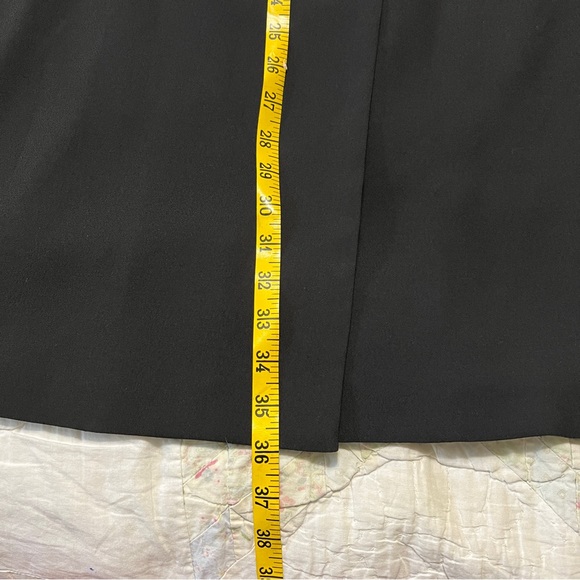 Topshop Satin Trim Black Blazer Dress 12 - Picture 8 of 11